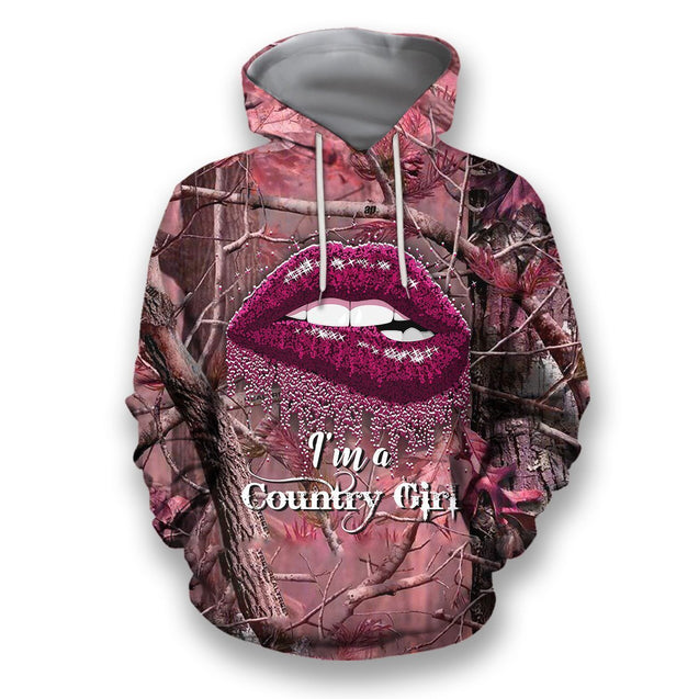 All Over Printed Camo Lips Shirts-Apparel-HbArts-Hoodies-S-Vibe Cosy™