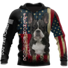 French Bulldog American Flag 3D All Over Print Hoodie