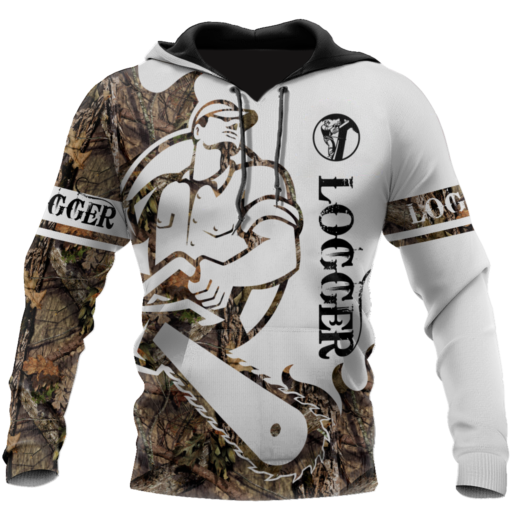 Logger Man Tattoo Camo Unisex Shirts TRST1010201