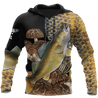 Walleye Fishing on skin mushrooms 3D all over printing shirts for men and women TR200201 - Amaze Style™-Apparel