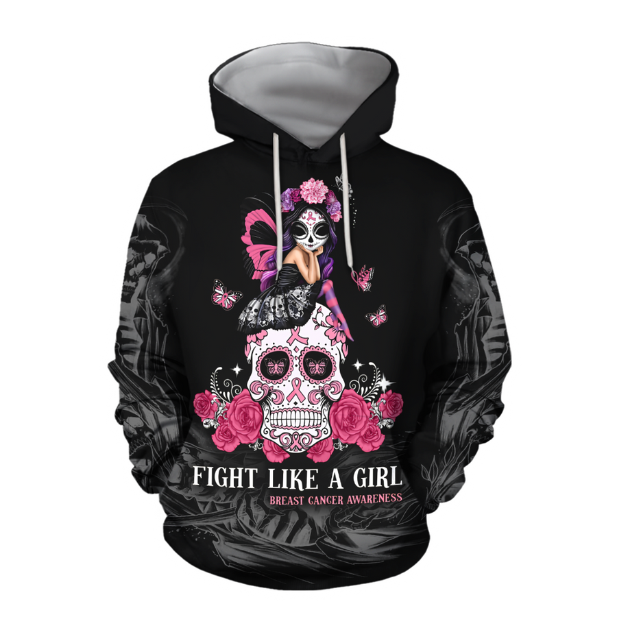 Breast cancer 3d hoodie shirt for men and women HG HAC160304-Apparel-HG-Zip hoodie-S-Vibe Cosy™