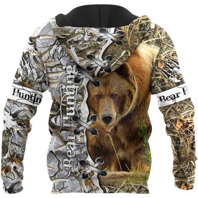 BEAR HUNTING CAMO 3D ALL OVER PRINTED SHIRTS FOR MEN AND WOMEN Pi061202 PL-Apparel-PL8386-Hoodie-S-Vibe Cosy™