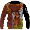 Pheasant Setter Hunting 3D All Over Printed Shirts For Men And Women JJ080202-Apparel-MP-Hoodie-S-Vibe Cosy™