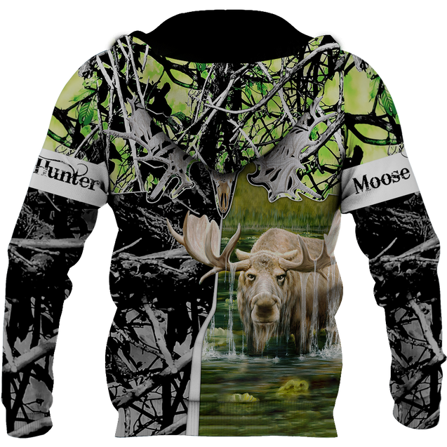 Beutiful moose hunting camo 3D all over printed shirts for man and women JJ161202 PL-Apparel-PL8386-sweatshirt-S-Vibe Cosy™