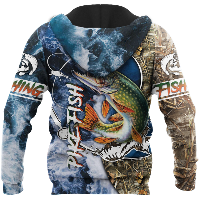 Life Northern Pike Fishing 3D All Over Printed Shirts for Men and Women TR051201 - Amaze Style™-Apparel