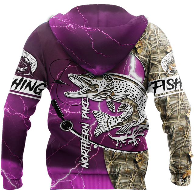 HC Northern Pike Fishing Shirts for Men and Women - Pink TR201101 - Amaze Style™-Apparel