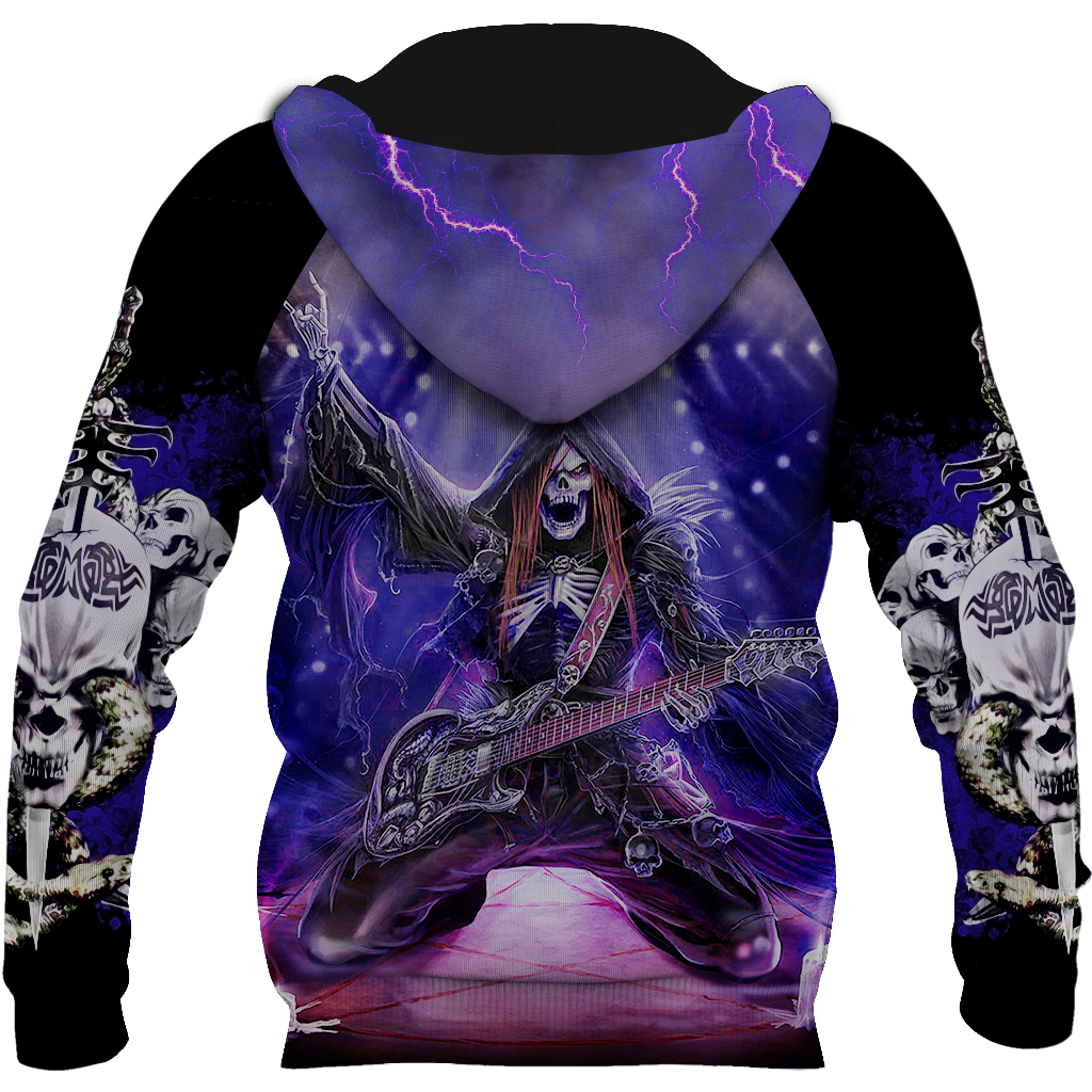 Love Skull And Like Music PL211-Apparel-PL8386-Hoodie-S-Vibe Cosy™