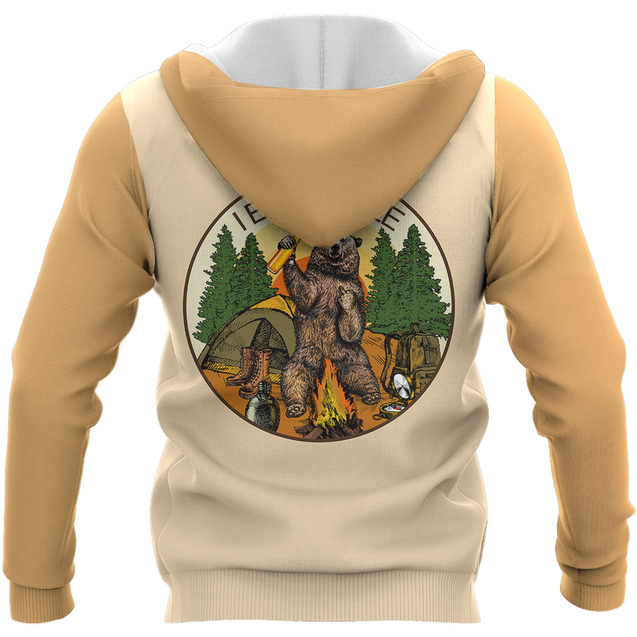 Look A Menu - Camping Bear NNKQ303-Apparel-NNK-Hoodie-S-Vibe Cosy™