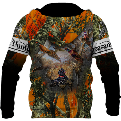 Pheasant Hunting 3D All Over Printed Shirts For Men And Women JJ170102-Apparel-MP-Hoodie-S-Vibe Cosy™
