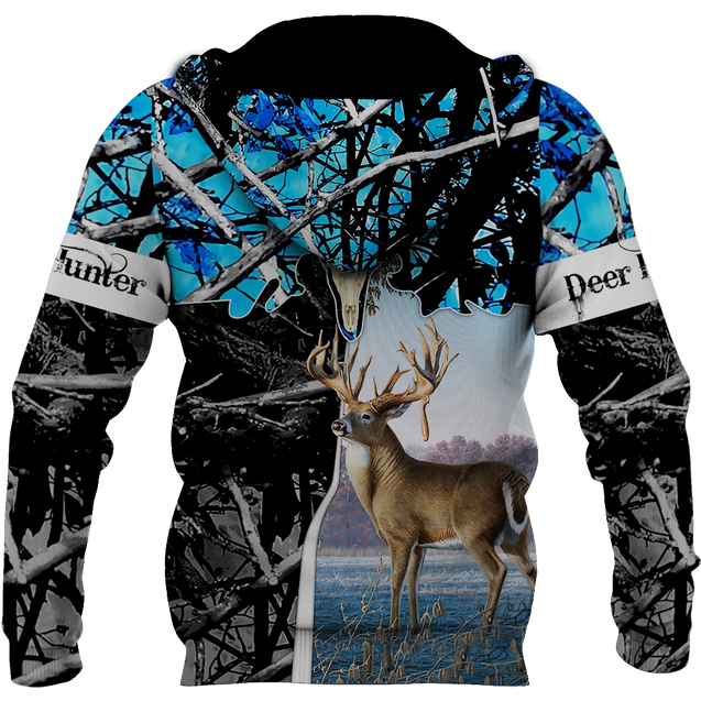 Beutiful deer hunting camo 3D all over printed shirts for man and women JJ221202 PL-Apparel-PL8386-sweatshirt-S-Vibe Cosy™