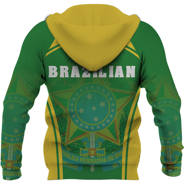 Brasil Hoodie - Sport Style-Apparel-Phaethon-Hoodie-S-Vibe Cosy™