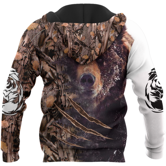 BEAR HUNTING CAMO 3D ALL OVER PRINTED SHIRTS FOR MEN AND WOMEN Pi071202 PL-Apparel-PL8386-Hoodie-S-Vibe Cosy™