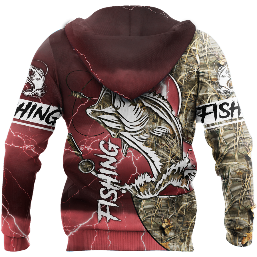 HC Bass fishing Sport - Red version TR121101 - Amaze Style™-Apparel