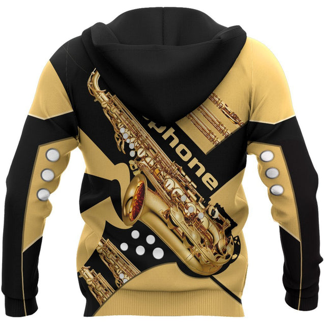 Saxophone music 3d hoodie shirt for men and women HG HAC060110-Apparel-HG-Zip hoodie-S-Vibe Cosy™