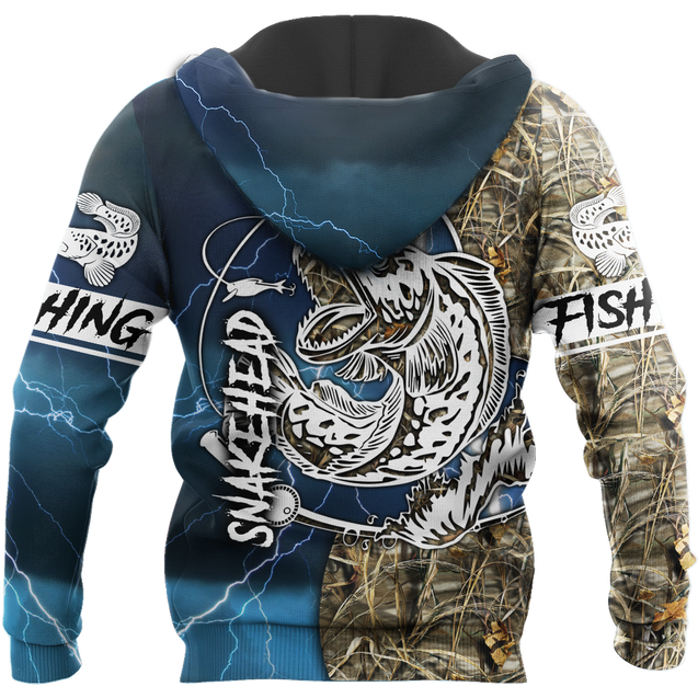 Snakehead Fishing Blue camo Women's Men's clothing TR161202 - Amaze Style™-Apparel