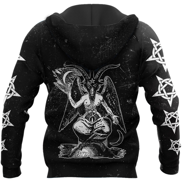 The Satanic Baphomet 3D  All Over Printed Hoodie MP853 - Amaze Style™-Apparel