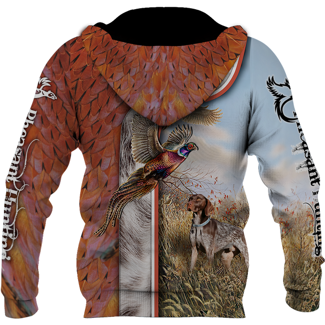 Pheasant Hunting 3D All Over Printed Shirts For Men And Women JJ100101-Apparel-MP-Hoodie-S-Vibe Cosy™