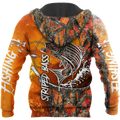 Striped Bass Fishing orange camo all over printed shirts for men and women TR271201 - Amaze Style™-Apparel