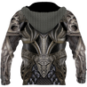 3D Printed Hoodie Chainmail Knight Armor Clothes JJ060304-Apparel-MP-Hoodie-S-Vibe Cosy™