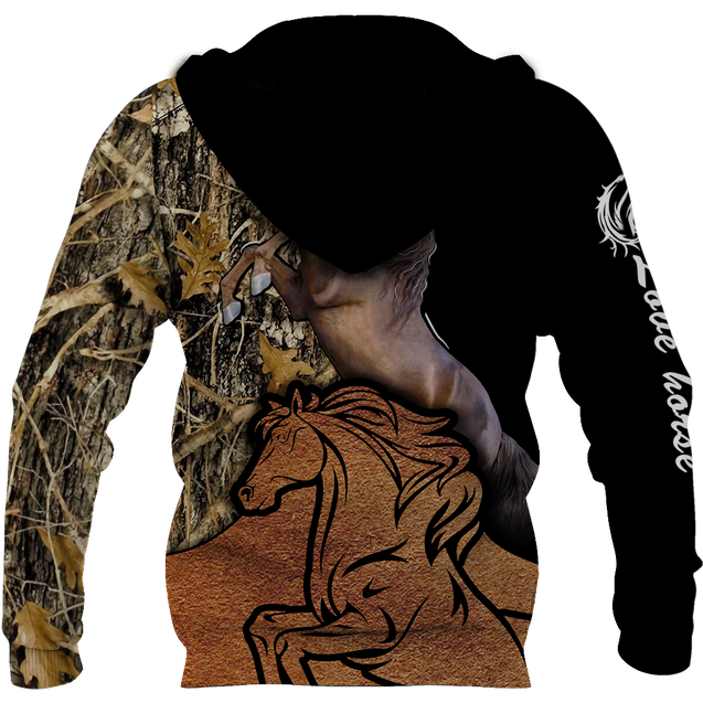 Beautiful Horse Shirt Muddy Design - Winter Set for Men and Women JJ111201-Apparel-NNK-Hoodie-S-Vibe Cosy™