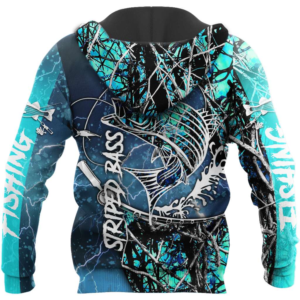 Striped Bass Fishing water camo all over printed shirts for men and women TR271202 - Amaze Style™-Apparel