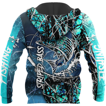 Striped Bass Fishing water camo all over printed shirts for men and women TR271202 - Amaze Style™-Apparel