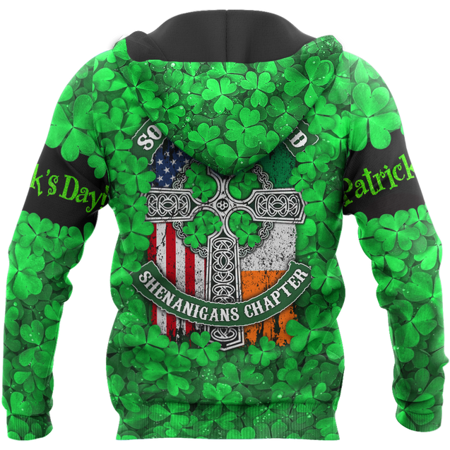 Happy St Patrick's Day Irish Hoodie T-Shirt Sweatshirt for Men and Women Pi170203-Apparel-NM-Hoodie-S-Vibe Cosy™