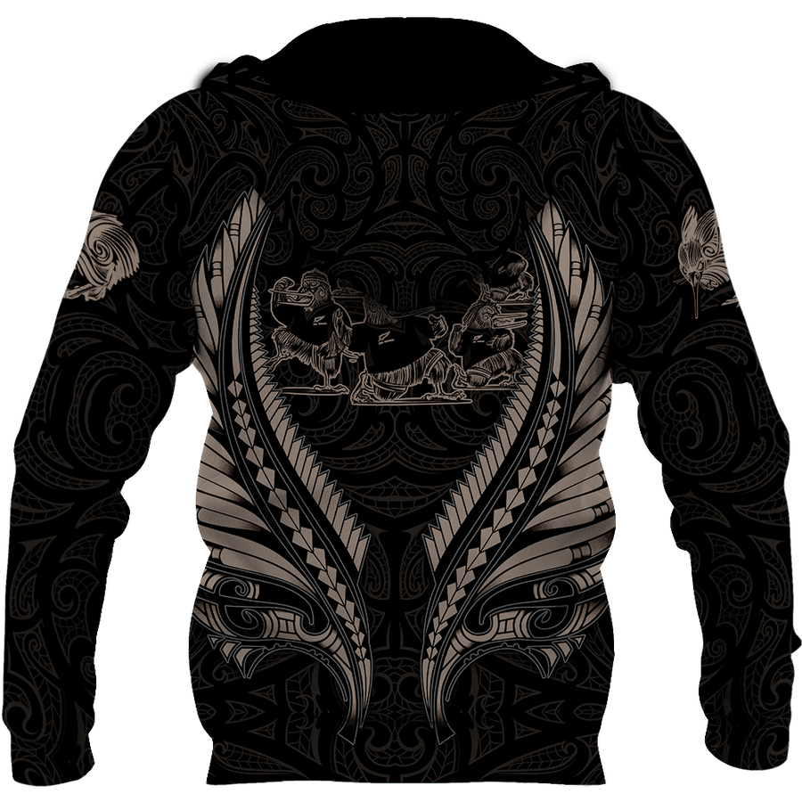 Aotearoa's Love Is Too Big In Me Hoodie Silver Fern Patterns Maori JJ241201 PL-Apparel-PL8386-Hoodie-S-Vibe Cosy™