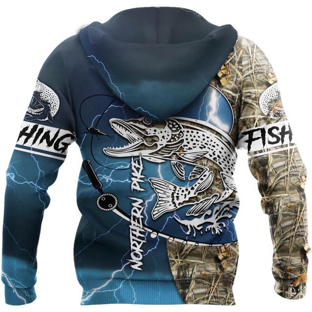 HC Northern Pike Fishing Shirts for Men and Women - Blue TR201102 - Amaze Style™-Apparel