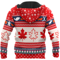 Christmas CANADA Maple Leaf Pi181001-Apparel-NNK-Zipped Hoodie-S-Vibe Cosy™
