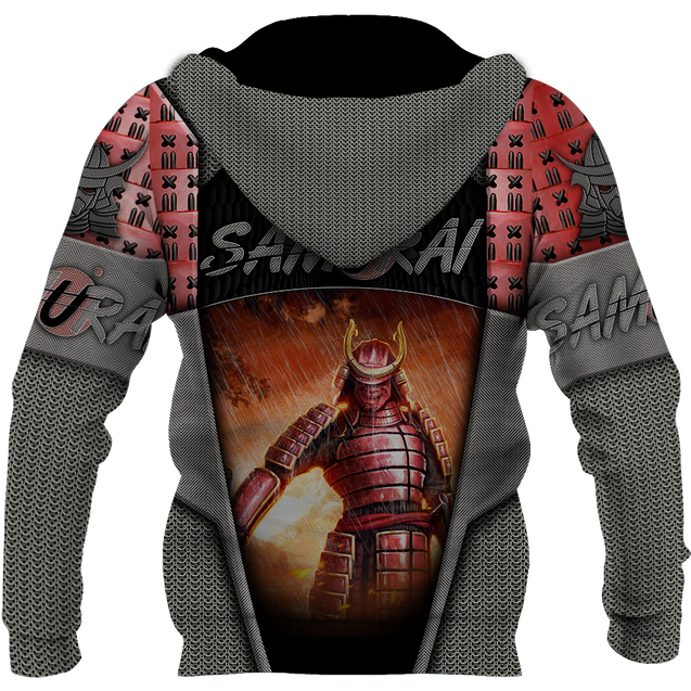 Samurai 3D All Over Printed Shirts JJ301201-Apparel-MP-Hoodie-S-Vibe Cosy™