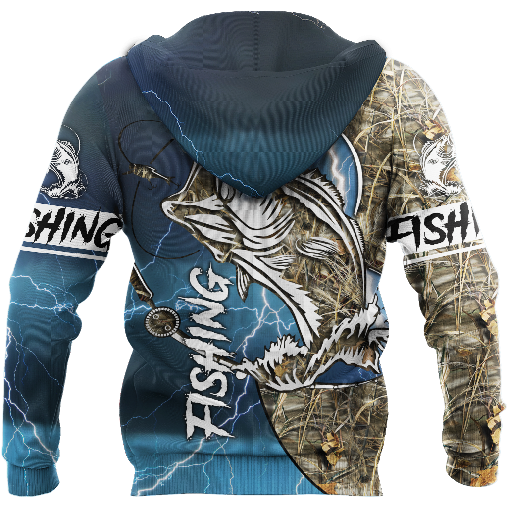 HC Bass fishing Sport - Blue version TR121102 - Amaze Style™-Apparel