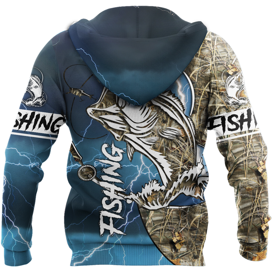 HC Bass fishing Sport - Blue version TR121102 - Amaze Style™-Apparel