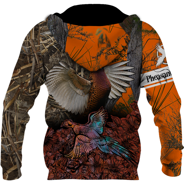 Pheasant Hunting 3D All Over Printed Shirts For Men And Women JJ050203-Apparel-MP-Hoodie-S-Vibe Cosy™