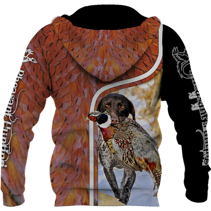 Pheasant Hunting 3D All Over Printed Shirts For Men And Women JJ100102-Apparel-MP-Hoodie-S-Vibe Cosy™