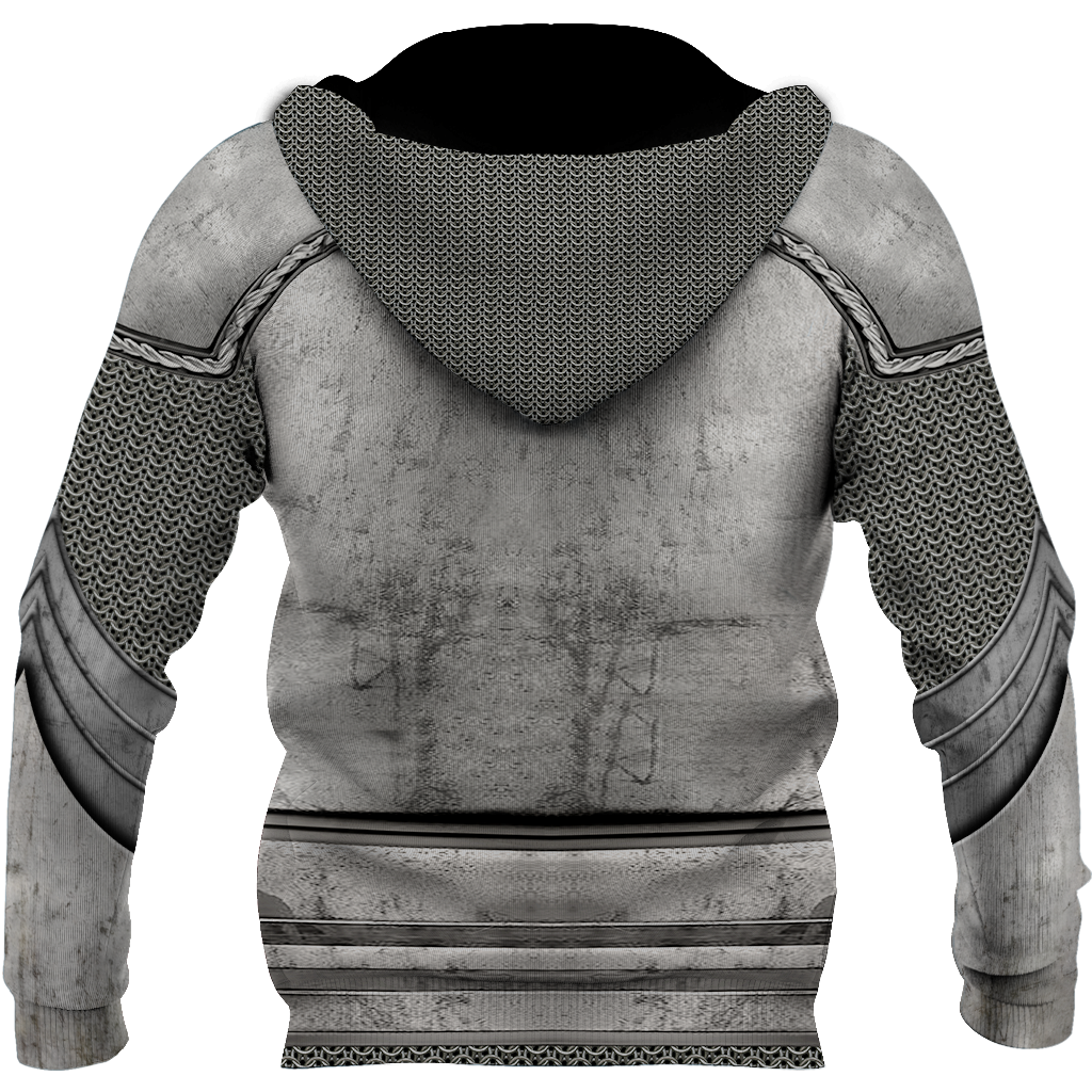 Knight Templar 3D All Over Printed Hoodie Chainmail JJ260201-Apparel-MP-Hoodie-S-Vibe Cosy™
