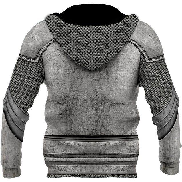 Knight Templar 3D All Over Printed Hoodie Chainmail JJ260201-Apparel-MP-Hoodie-S-Vibe Cosy™