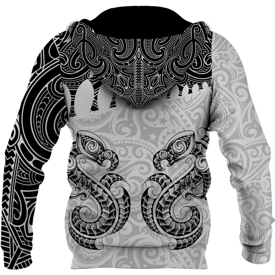Aotearoa Maori manaia 3d all over printed shirt and short for man and women JJ030201 PL-Apparel-PL8386-Hoodie-S-Vibe Cosy™