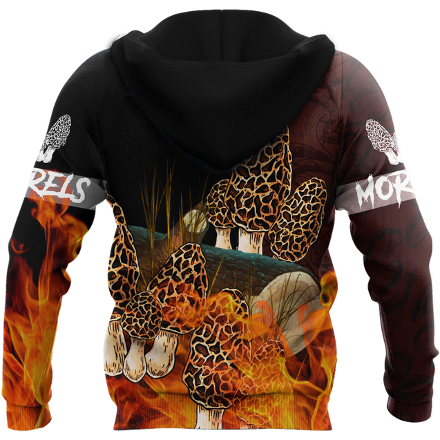 Beautiful Morels mushrooms 3D all over printing shirts for men and women TR260201-Apparel-Huyencass-Hoodie-S-Vibe Cosy™