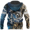 Cobia Fishing camo all over printed shirts for men and women blue color TR251201 - Amaze Style™-Apparel