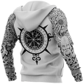 Viking Tattoo All-Over Print version 4.0-Apparel-HP Arts-Hoodie-S-Vibe Cosy™