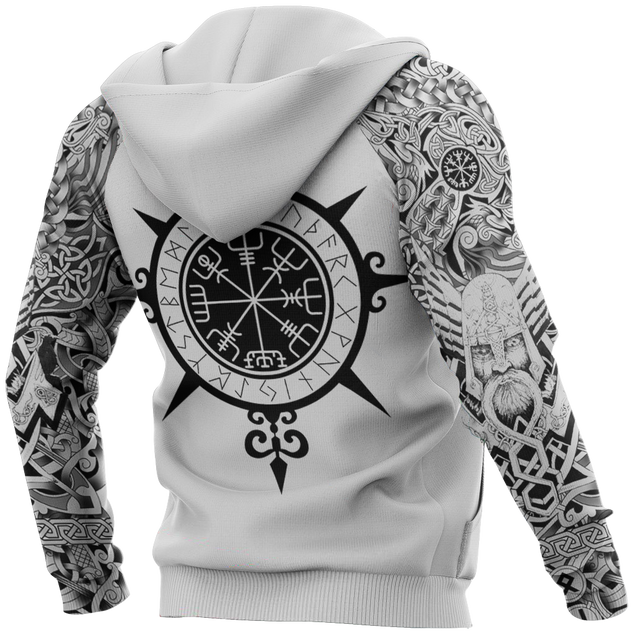 Viking Tattoo All-Over Print version 4.0-Apparel-HP Arts-Hoodie-S-Vibe Cosy™