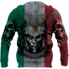 3D All Over Aztec Warrior Mexican 07 Hoodie - Amaze Style™-Apparel