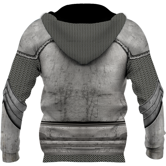 Knight Templar 3D All Over Printed Hoodie Chainmail JJ050301-Apparel-MP-Hoodie-S-Vibe Cosy™