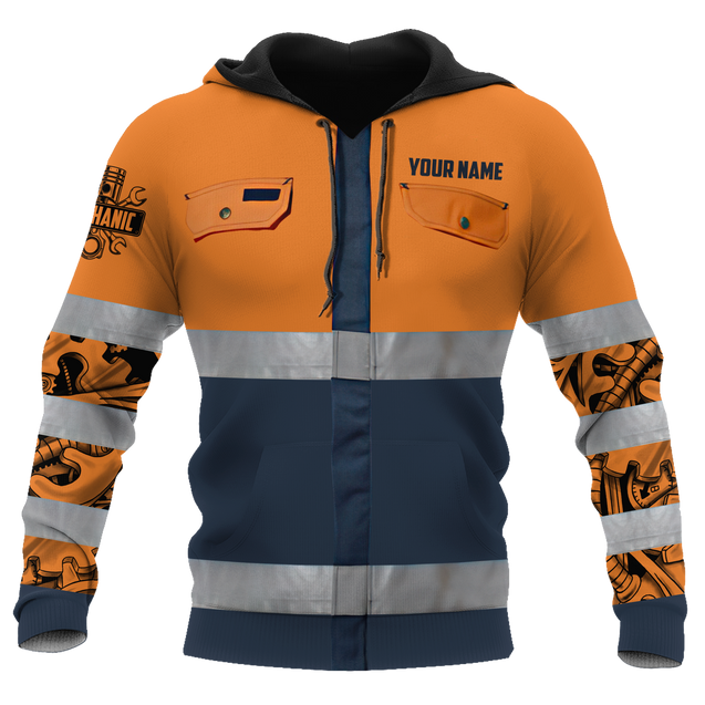 Personalized Mechanic 3D All Over Printed Hoodie For Men and Women Pi16102007ST