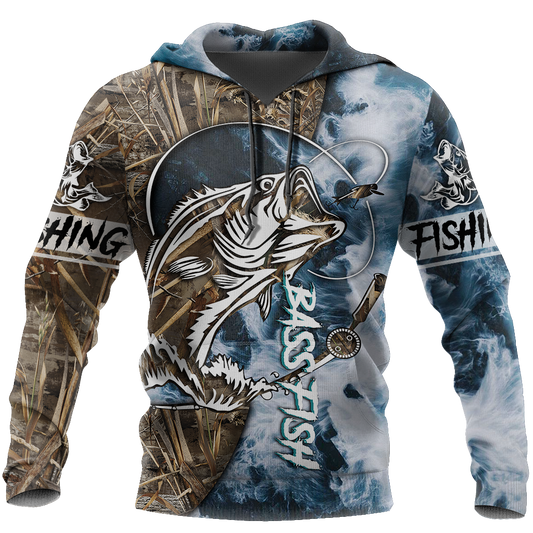 Sea Bass Fishing Huk up Gear 3D Shirts for Men and Women TR021201 - Amaze Style™-Apparel