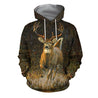 3D All Over Printed White-tailed deer Clothes-Apparel-HP Arts-Hoodie-S-Vibe Cosy™