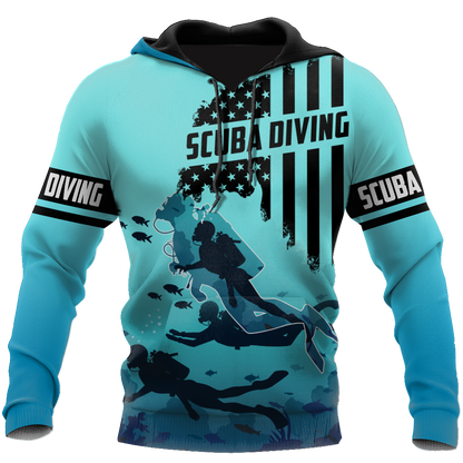 America Scuba Diving Unisex Shirts