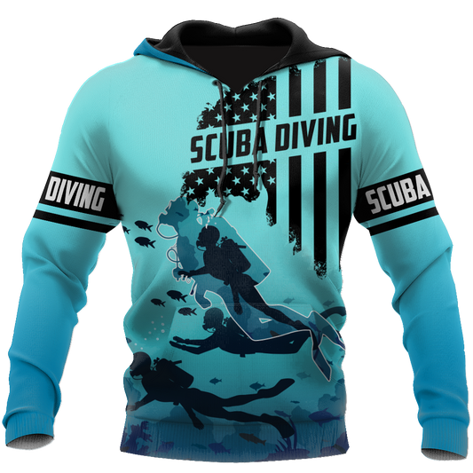 America Scuba Diving Unisex Shirts