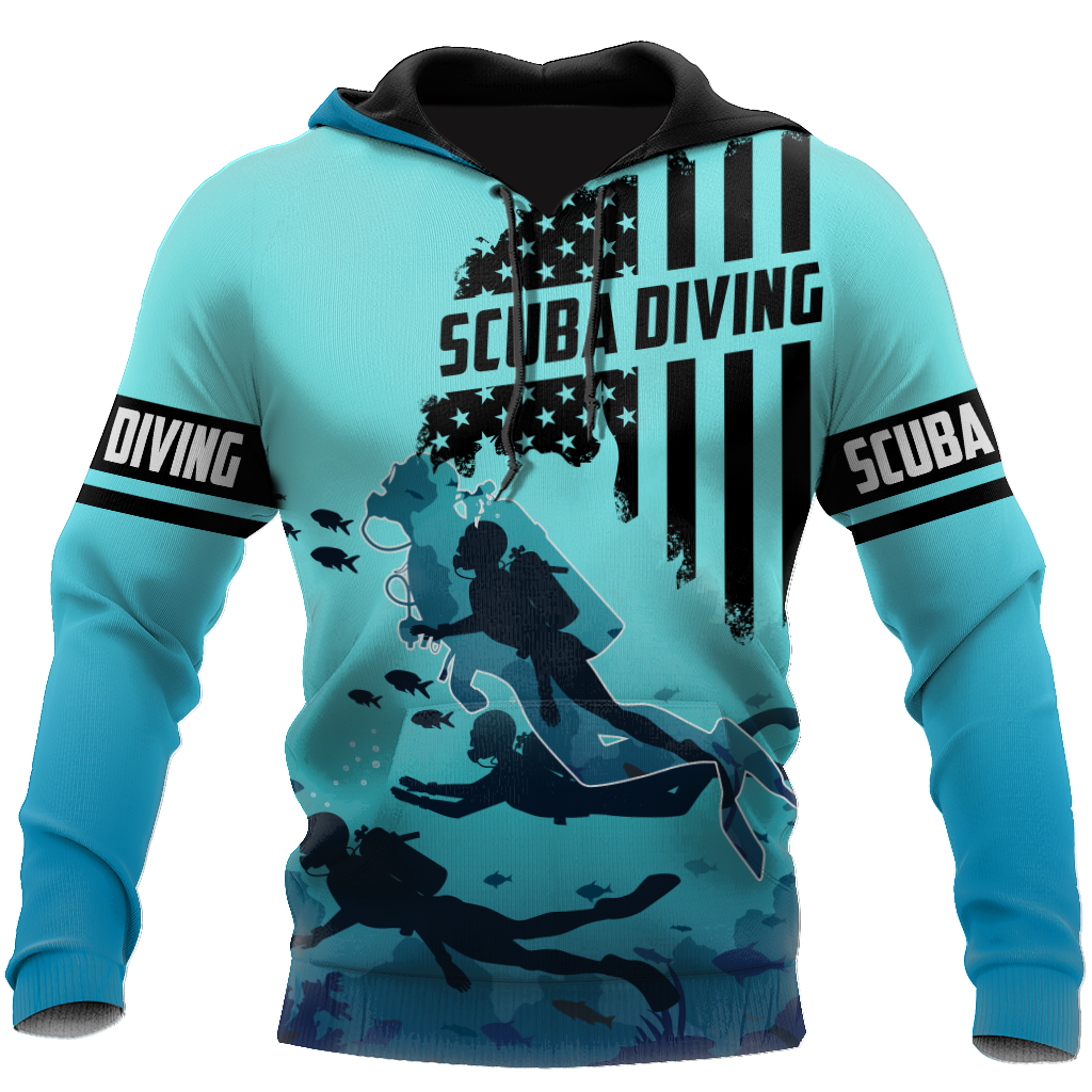 America Scuba Diving Unisex Shirts